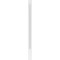 Ekena Millwork Fluted PVC Pilaster w/Standard Capital & Base, 6"W x 108"H x 2"P PILP06X108FL01-2 - alternate 3